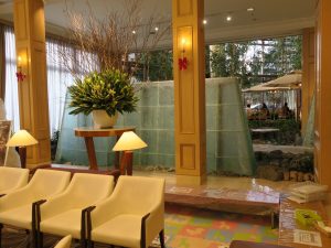 ホテルマイステイズプレミア札幌パーク(旧アートホテルズ札幌) 1階カフェ 朝はハーフバイキングがあります