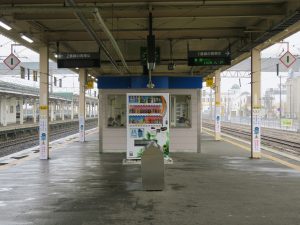 青い森鉄道 青森駅 1番線・2番線 主に青い森鉄道で八戸方面に行く列車が発着します