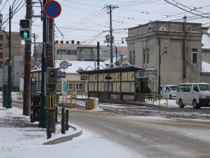 函館市企業局交通部 函館市電 十字街電停