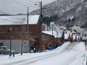 函館 金森赤レンガ倉庫 赤レンガ倉庫街の入り口
