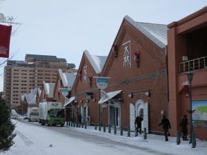函館 金森赤レンガ倉庫 函館駅方向を撮影