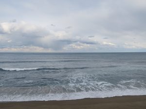 天然温泉元湯 犬吠埼観光ホテル ホテルから見える太平洋 一面の水平線が見えます