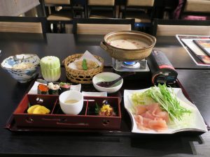 横浜みなとみらい万葉倶楽部 冬の万葉御膳 全体