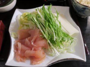 横浜みなとみらい万葉倶楽部 冬の万葉御膳 大山鶏の豆乳鍋