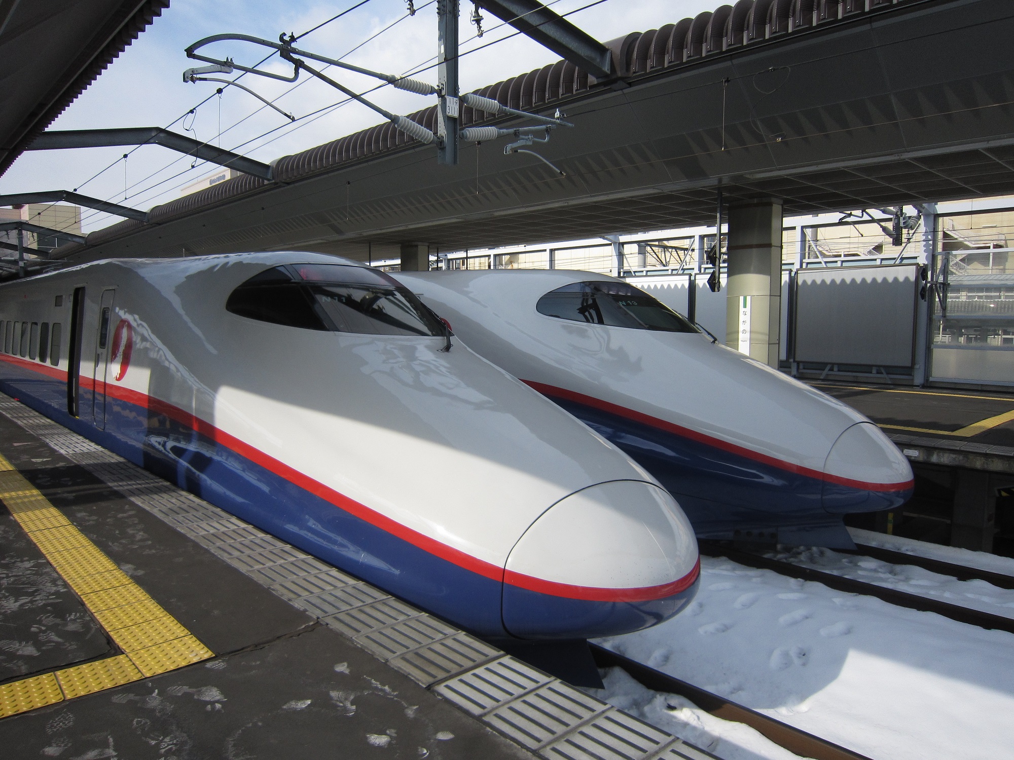 長野新幹線 E2系 あさま 長野駅にて
