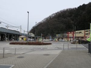 京王電鉄高尾線 高尾山口駅 駅前ロータリー