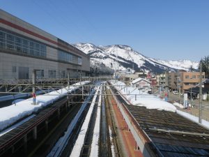 北越急行 ほくほく線 越後湯沢駅 在来線ホーム
