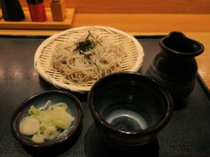二八ざるそば 両国湯屋 江戸遊にて