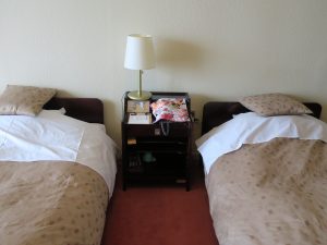 伊豆山温泉 うみのホテル中田屋 ツインルーム ベッド