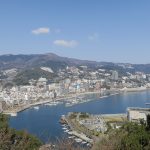 熱海城 展望台からの景色 サンビーチ方向