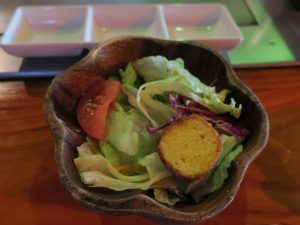 テンダーロイン Lサイズ サラダ SAM'S MAUIにて
