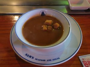 テンダーロイン Lサイズ スープ SAM'S MAUIにて