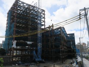 那覇バスターミナル 残念ながら工事中でした