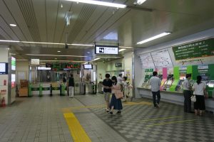JR両毛線 前橋駅 改札口と切符売り場