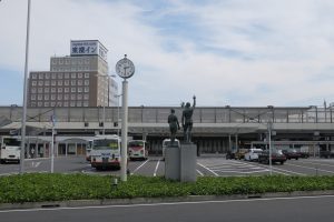 JR両毛線 前橋駅 北口駅前ロータリー