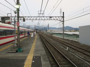 東武桐生線 赤城駅 東武鉄道の留置線