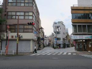 群馬県前橋市 けやき通りから繁華街への入り口