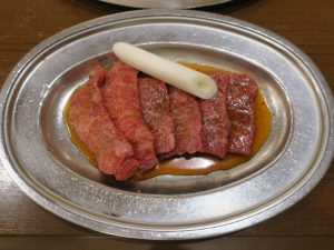 上カルビ 東京健康ランド まねきの湯にて