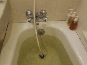 ホテル阪神 シングルルーム 各部屋に天然温泉が引いてあります