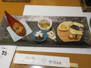 浅虫温泉 ホテル南部屋・海扇閣 夕食 前菜
