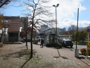 JR中央東線 上諏訪駅 諏訪湖口 こっちには改札口はありません