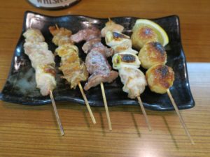 焼き鳥盛り合わせ 鳥梅 やきとりコーナーにて