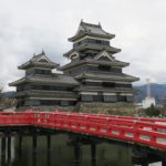 松本城 天守閣 松本城公園側から撮影