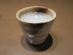 蕎麦焼酎のそば湯割り そばきり みよ田にて