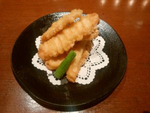 鶏天 東京荻窪天然温泉 なごみの湯にて
