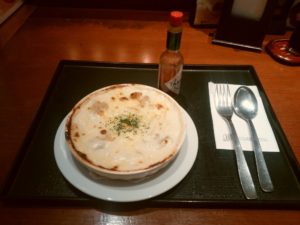 チキンのマカロニグラタン 東京荻窪天然温泉 なごみの湯
