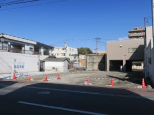 いわき湯本温泉 町内は空白になっている土地が結構あります
