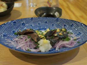 初鰹のたたき テルマー湯にて