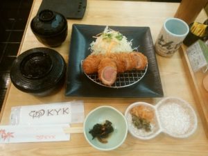 ヘレカツ御膳 とんかつKYKにて