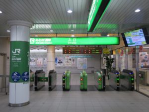 JR仙石線 あおば通駅 改札口