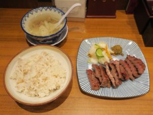 牛たん1.5人前定食 牛たん徳茂 一番町店にて