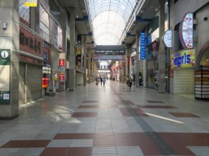 ハビナ名掛丁 アーケード街の中