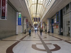 マープルロードおおまち アーケード街の中