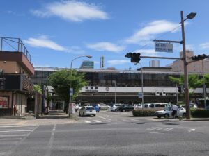 JR唐津線 佐賀駅 北口 駅舎はありません
