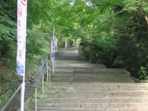 唐津城 天守閣への石段