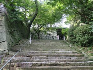 唐津城 天守閣への石段