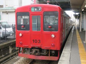 JR筑肥線 103系 前面 筑前前原駅にて
