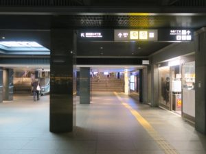 天神地下街 12b出口 ホテルユニゾ福岡天神の最寄り出口です