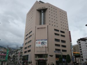 佐世保 西肥バスセンター 上層階はホテルになています