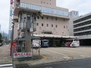 佐世保 西肥バスセンター 民間会社のバスと高速バスはここから発着します
