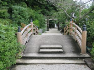 伊萬里神社 境内にかかる橋