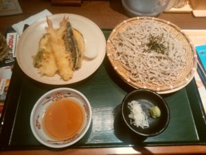 天ざるそば 竜泉寺の湯 草加谷塚店にて
