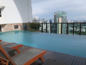 Urbana Langsuam Bankok, Thailand Studio King Bed アルバナ ランスアン バンコク タイランド 33階にあるプール