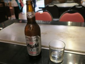 アサヒスーパードライ バンコクのお好み焼き屋さんにて