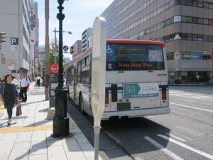 新潟交通 BRT萬代橋ライン 万代シテイバス停留所