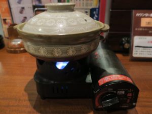きりたんぽ鍋 酒楽亭うみひこ本店にて